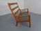 Dänisches Senator 2-Sitzer Sofa aus Teak mit hoher Rückenlehne von Ole Wanscher für Poul Jeppesen, 1960er 18