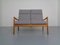 Dänisches Senator 2-Sitzer Sofa aus Teak mit hoher Rückenlehne von Ole Wanscher für Poul Jeppesen, 1960er 2