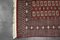Roter handgewebter orientalischer Buchara Teppich, 1960er 16