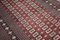 Roter handgewebter orientalischer Buchara Teppich, 1960er 13