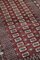 Roter handgewebter orientalischer Buchara Teppich, 1960er 9