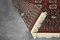 Roter handgewebter orientalischer Buchara Teppich, 1960er 11