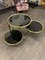 Side Table in Brass and Smoked Glass, 1970s 2