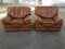 Italian Leather Armchairs from Colombo Mobili, 1970s, Set of 2 1