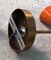 Vintage Italian Brass and Painted Orange Metal Wall Sconces, 2000, Set of 2 18