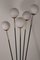 Lampadaire Arlus Vintage en Métal Laqué Noir et Globes Opalins, 1960 10