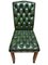 Silla de oficina vintage estilo Chesterfield con ruedas, Imagen 3