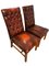 Set of Vintage Chesterfield-Style Leather Chairs 5