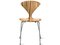 Mid-Century Modern Side Chair with Steel Legs attributed to Norman Cherner, 1950s 3