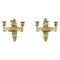 Restauration Period Ormolu Wall Sconces, 1840s, Set of 2 1