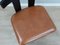 Luigi Vaghi Lacquered and Leather Chairs, 1975, Set of 4, Image 10