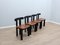 Luigi Vaghi Lacquered and Leather Chairs, 1975, Set of 4, Image 13