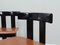 Luigi Vaghi Lacquered and Leather Chairs, 1975, Set of 4, Image 11