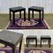 Painted Wooden Side Tables, 1970s, Set of 2 2