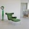 Set of Ox Chair and Ottoman by Hans J. Wegner for Ap Stolen, Denmark, 1970s 7