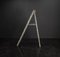 Scala pieghevole vintage in grigio, Immagine 6
