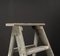 Scala pieghevole vintage in grigio, Immagine 12
