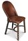 Antique English Victorian Mahogany and Leather Bobbin Chair 7