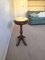 Oval Pedestal Table with Beveled Mercury Mirror, 1950s, Image 2