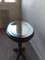 Oval Pedestal Table with Beveled Mercury Mirror, 1950s, Image 5