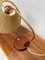 Vintage Danish Teak & Sisal Table Lamp from Temde Leuchten, 1960s 4
