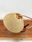 Vintage Danish Teak & Sisal Table Lamp from Temde Leuchten, 1960s 5