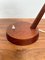 Vintage Danish Teak & Sisal Table Lamp from Temde Leuchten, 1960s 6