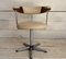 Chaise Pivotante en Acier et Cuir, 1980s 2