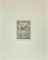 Giulio Cesari, Ex Libris Giorgio Balbi, Woodcut, Mid-20th Century 1