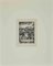 Giulio Cisari, Ex Libris Giorgio Balbi, Woodcut, Mid-20th Century 1