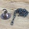 Vintage Reclaimed Glass Pendant Lamp from Holophane, 1950s 4