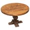 Sculptural Center or Dining Table in Oak, 1960s 1