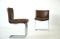 Vintage Leather Cantilever Chairs by Robert Huassmann for de Sede, 1960s, Set of 4 5