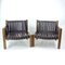 Walnut and Leather 2-Seater Sofa by Boris Hála for Ton, 1986, Image 16