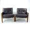 2-Sitzer Sofa aus Nussholz & Leder von Boris Hála für Ton, 1986 15