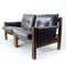 Walnut and Leather 2-Seater Sofa by Boris Hála for Ton, 1986, Image 9