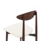 Teak and Velvet Chairs by Amma, 1960s, Set of 8, Image 13