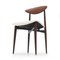 Teak and Velvet Chairs by Amma, 1960s, Set of 8, Image 9