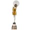 Lámpara de mesa Lady Holding a Ball Art Déco de Emile Carlier, Francia, 1925, Imagen 5