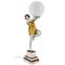 Lámpara de mesa Lady Holding a Ball Art Déco de Emile Carlier, Francia, 1925, Imagen 9