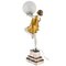 Lámpara de mesa Lady Holding a Ball Art Déco de Emile Carlier, Francia, 1925, Imagen 6