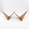 Danish Butterfly Shelves attributed to Poul Cadovius, 1950s, Set of 6 2
