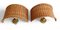 Mid-Century French Riviera Wicker Sconces, Spain, 1950s, Set of 2, Image 8