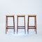 Dänische Teak Barhocker von Eric Buch für Dyrlund, 1960er, 3er Set 3