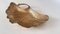 Skulpturaler Jugendstil Ginkgoblatt Catchall aus Poliertem Messing, 1970er 6