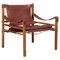 Arne Norell zugeschriebener Safari Chair Modell Scirocco, 1970er 1