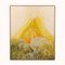 Il monte Fuji al tramonto, metà del XX secolo, dipinto ad olio, Immagine 9