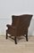 Leather Upholstered Wingback Armchair, 1890s, Image 5
