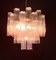 Vintage Murano Glass Chandelier in Pink Shaded Crystal, Venice, Italy, 1980s 2