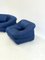 Space Age Modular Set in Blue from Airborne, Set of 3 5